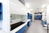 New CBMS lab fume cupboard. Photo by Paul Wright.